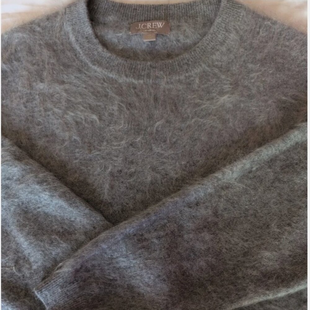 JCREW BRUSHED CASHMERE OVERSIZED SWEATER XS LUXURY GOODS NWOT